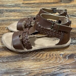 B.O.C by Born Women's Melinda Gladiator Sandal Size 6 Brown Leather Shoes